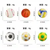 Nuevo Broche Creativo de Pelota Deportiva Forma de Fútbol Voleibol Béisbol Baloncesto Accesorios para Ropa Insignia de Aleación Esmaltada Goteo de Aceite