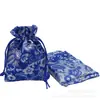 Bolsa de brocado de una sola capa Bolsa de cordón estilo chino bolsa para joyas regalo dulces cuentas pulsera bolsa de embalaje bolsita repelente de mosquitos bolsa vacía