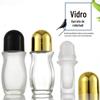 Grande rolo bola frasco andar bola frasco perfume split frasco vazio garrafa de vidro grande capacidade 30ml50ml transparente fosco frasco de loção