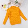 Uma geração de cabelo [Jin Yong] Outono e Inverno novo suéter de flor de cânhamo quente e confortável blusa suéter infantil