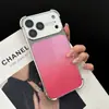 Funda de teléfono de aurora degradada electrochapada en cuatro esquinas adecuada para Apple 17PROMAX, cobertura completa 14, sensación de alta gama 16, estilo de lujo ligero 15