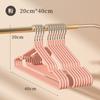 Perchas Engrosadas Recubiertas de Plástico, Antideslizantes y que No Dejan Marca, para Uso Doméstico de Adultos, Adecuadas para Dormitorios, Doble Uso para Ropa Seca y Húmeda, Perchas Universales