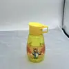Copo de Água Plástico Desenho Animado Estudante Criativo Copo com Canudo Infantil Copo para Beber Estudante Portátil Garrafa de Água à Prova de Vazamento 550ML