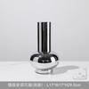 Mesa de centro para sala de estar de estilo simple con jarrón de flores secas, recipiente para flores, oficina de ventas, restaurante, restaurante de cristal, decoración de villa, mobiliario suave