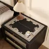 Funda de Mesa de Noche Estilo Americano de Lujo Ligero, Mantel, Funda de Dormitorio de Gama Alta, Funda a Prueba de Polvo para Refrigerador, Lavadora y Microondas