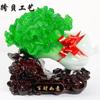 Frete Grátis Artesanato em Resina Baicai Ruyi Repolho Jade Enfeites de Fortuna Decoração Criativa para Casa Presentes de Negócios Atacado
