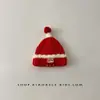 Chapéu de Ano Novo para Bebês, Meninos e Meninas, Quente e à Prova de Frio, Gorro de Lã com Forro Espesso, Super Fofo para Crianças Pequenas