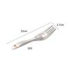 Garfo Spoon Set 316 aço inoxidável bonito louça infantil portátil escola primária caixa de armazenamento Baby Eating