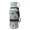2026 Nueva Taza Termo Creativa de Flor de Gardenia con Alto Valor Estético para Estudiantes, Taza Interior Simple de Acero Inoxidable de Gran Capacidad para Parejas