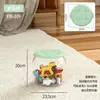 Banquito de almacenamiento para niños, caja de almacenamiento de peluches, cubo de almacenamiento, banquito de almacenamiento mágico transparente que se puede usar como asiento