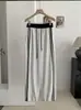 KEKEZOON Pantalones Deportivos de Chándal Elásticos en la Cintura con Cordón, Diseño de Raya Lateral, Bloques de Color, Otoño, Holgados, Casuales 8813