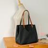 Bolsa Grande Impermeable Ligera de Tela Oxford Bolso Tote de Gran Capacidad Bolsa para Computadora Bolso de Hombro Sencillo para Viajero Bolso de Mano de Lona
