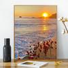 Pintura al óleo digital DIY Paisaje de flores Tulipán Pintado a mano Relleno de color Sanación Decorativo Pintura al óleo Rosa
