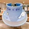 Carregamento Solar + Carregamento USB Uso Duplo Chapéu Ventilador de Orelha de Coelho Proteção Solar de Aba Larga para Uso Externo Ajustável