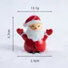 Produtos Novos Transfronteiriços Decorações de Papai Noel e Boneco de Neve Acessórios Micro Paisagem Presentes de Natal Artesanato em Resina Pequenos Enfeites