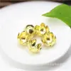Accesorios de cobre fundido 9.5 mm flor corazón soporte de flor chapado con retención de color DIY joyería hecha a mano horquilla broche piezas al por mayor