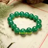Pulsera de ágata roja al por mayor pulsera de jade en vivo suministro pulsera de piedra de tigre clara cuentas pulsera de calcedonia verde