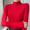 Blusa de segunda pele feminina, roupa íntima, veludo Andy, agulha, outono e inverno, transfronteiriça, peça única, sem costura, suéter, primeira linha, justa, manga longa, gola alta meia, pronta para usar