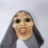 [Frontera-Frontera] Halloween Grimace Máscara de Látex para Mascarada Horror Grito Accesorios Divertidos Engañosos para Disfrazarse