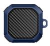 Para Samsung Galaxy buds live/pro/FE funda para audífonos Bluetooth patrón de fibra de carbono funda protectora anticaídas