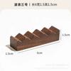 Soporte Creativo de Madera Impermeable y Resistente al Calor para Palillos de Madera Maciza con Logo Grabado a Láser