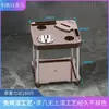 Mesa de Mahjong, Mesa de Café, Estante de Té en la Sala de Juegos, Mesa de Té Pequeña al Lado de la Mesa de Mahjong, Portavasos, Cenicero Multifuncional