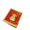 Ouro Puro 999 Deus da Riqueza Atrai Riqueza e Tesouro Conjunto de Presente para Negócios da Empresa Enfeites Criativos para Casa e Mesa de Trabalho Enfeites de Ouro
