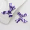 Cinta Versátil de Moda de Lujo 1 cm Moño a Cuadros Cinta de Satén de Alta Calidad Accesorios para Ropa Decoración de Caja de Regalo