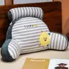 Cojín cabecero de seda helada, almohada de soporte lumbar suave, respaldo grande, cojín para leer en cama de dormitorio, cojín de sofá para maternidad para verano