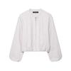 Jaqueta Bomber Simples Versátil da Moda Estilo Europeu e Americano com Zíper Gola Redonda Macia Casual Top 3046274