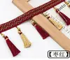 Soporta cortes personalizados 11cm Borlas para cortinas, remates de encaje para cortinas, decoración de bodas, bolas colgantes y colgantes de dos colores