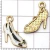 Bolsas Femininas de Liga de Zinco com Pingente de Gota de Óleo Vendidas Quentes Transfronteiriças Pingente de Chapéu de Batom Pulseira Colar DIY Acessórios de Joias