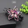 Grampo de cabelo estrela-do-mar moda coreana acessórios de cabelo estrela quente grampo bico de pato grampo de cabelo estrela de cinco pontas com diamante