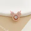 Colgante Popular, Accesorios para Joyería DIY de Pez Dorado Cisne Inteligente, Diseño de Nicho con Circonita Micropavimentada, Accesorios que No se Desvanecen