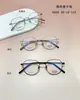 2026 Nuevo Armazón de Gafas Retro de Negocios de Medio Titanio para Hombre, Armazón Cuadrado Grande con Barra Superior