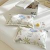 Funda de almohada nueva de lyocell estampada funda de almohada pequeña para niños verano seda Tiancheng funda de almohada al por mayor funda de almohada fresca