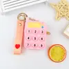 Porta-moedas Infantil Fofo, Armazenamento de Itens Pequenos, Mini Bolsa de Silicone Personalizada com Desenho Animado, Bolsa para Fone de Ouvido Sem Fio Atacado