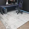 Alfombra para sala de e-sports, tapete para piso de silla de computadora, silla giratoria, silla de e-sports, absorbente de agua, secado rápido, tapete antideslizante, para uso doméstico, resistente a la suciedad, tapete insonorizado