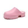 Chinelos Femininos 2023 Roupa Externa Fundo Grosso Europeu e Americano Ins Tendência Fashionável Popular na Internet Exterior Comércio Exterior Sapatos Casuais Tamanho Grande