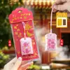 Saquinho de Oração pela Paz e Saúde, Bolsa de Bênçãos Alegres, Amuleto, Decoração de Carro, Acessório Hanfu, Pingente de Saquinho de Fragrância Portátil, Presente de Meio Outono