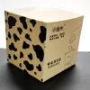 Varias Cajas Desechables para Limpieza de Mesas, Cajas de Papel, Cajas de Colores, Cajas Plegables Hechas a Medida para Residuos de Comida, Impresión y Personalización Lj