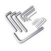 Promoción de llave hexagonal galvanizada Llave hexagonal tipo L herramienta de ajuste simple Llave hexagonal tipo L de 7 palabras