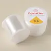 Corda Elástica de Cristal TPU Transparente Redonda Resistente ao Desgaste Cordão para Pulseira Cordão Elástico para Contas Budistas Cordão Elástico para Artesanato