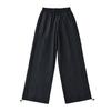 Street Style Fino Estilo Americano Macacão Feminino Verão 2024 Novas Calças Soltas De Secagem Rápida Perna Larga Perna Casual