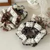 Primavera 2026 Novo Estilo Lenço de Cabeça com Franjas Tecido com Renda Floral Atmosfera Faixa de Cabelo Acessório de Cabelo