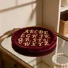 Nuevo Llavero de Metal con Incrustaciones de Diamantes de 26 Letras, Colgante para Bolso, Colgante Sencillo para Collar, Accesorios DIY, Venta al por Mayor
