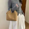 2026 nuevo bolso cruzado, bolso de hombro estilo cubo, diseño simple, versátil para ir al trabajo, gran capacidad, estilo retro y casual