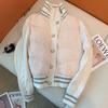Chaqueta de Algodón Otoño/Invierno 2026 para Mujer, Talla Petite, Diseño Patchwork, Cintura Entallada, Abrigo de Algodón Engrosado y Cálido, Moderno