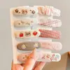 Presilhas de cabelo para meninas, presilhas laterais fofas para bebês, presilhas BB, grampos de cabelo de tecido, presilhas de cabelo para meninas pequenas, presilhas para franja da testa
