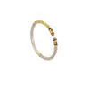 Pulsera de Esmalte de Plata Pura Pulsera de Flor de Cerezo de Plata Pura 9999 Pulsera Elegante de Oro y Plata Estilo Femenino